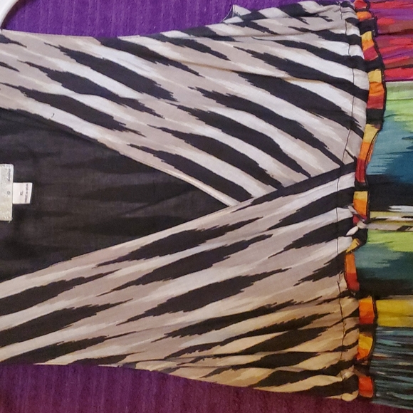 Sleeveless multi color sun dress - Picture 3 of 4